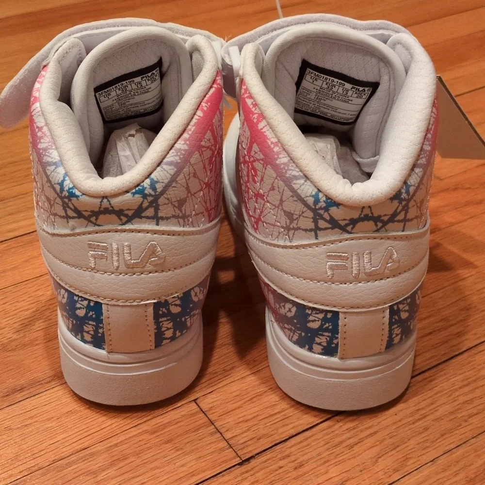 Fila Vulc 13 Chaos Fade High Top Sneakers Size 1 - Picture 4 of 8